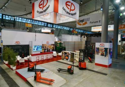Tập đoàn Thiết Bị EP đưa xe nâng EP (Zhongli) tham gia triển lãm LogiMat của Đức